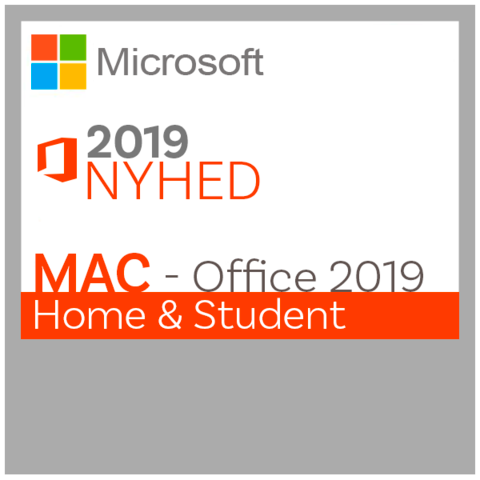 Microsoft Office - Home and Student 2019 til Mac